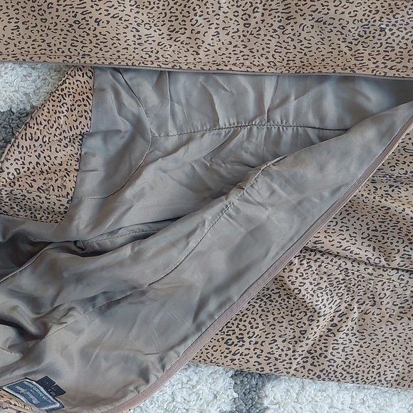 Michael Hoban North Beach Printed Leather Leopard Pattern Dress size Sma… - Picture 7 of 9